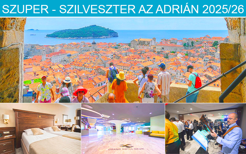 Szilveszter az Adrián! PROGRAM